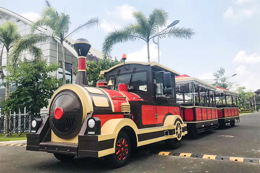 Semi-inclusum 20-seater elegans magna invia sightseeing train