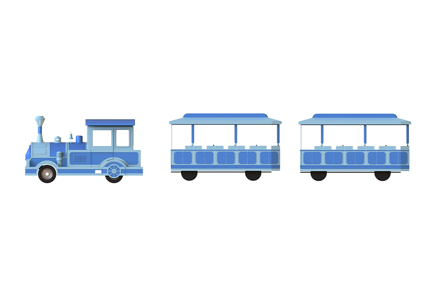 Semi-inclusum 20-seater elegans magna invia sightseeing train