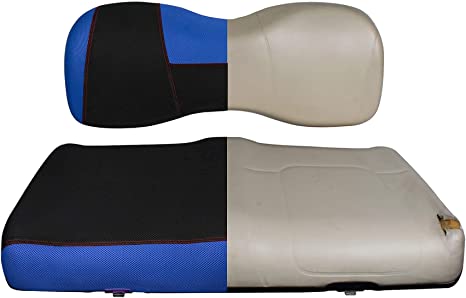 Golf Cart Seat Covers Ytype Blue & Black