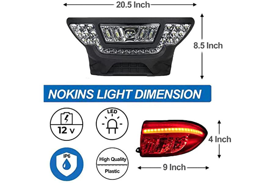 Upgraded Golf Cart lux Ornamentum (clava currus exemplo gas & exempla electrica)