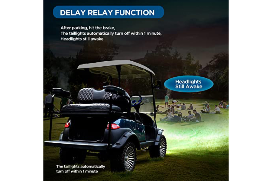 Upgraded Golf Cart lux Ornamentum (clava currus exemplo gas & exempla electrica)