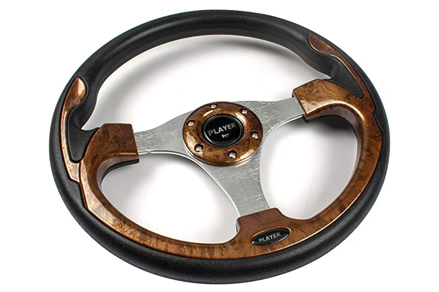 Golf Cart Steering Wheels & Adapter Brown