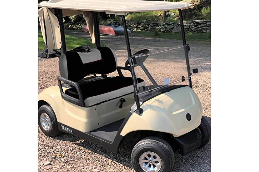 Golf Cart Seat Covers Ytype Gray & Black