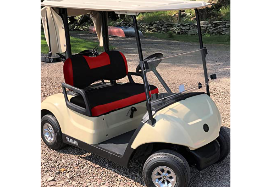 Golf Cart Seat Covers Ytype Red & Niger